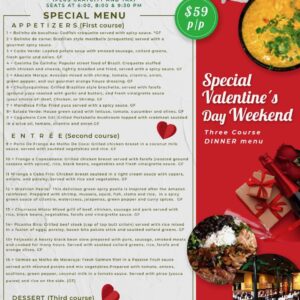 Celebrate Valentine’s Day at The Grill From Ipanema!