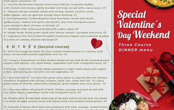Celebrate Valentine’s Day at The Grill From Ipanema!