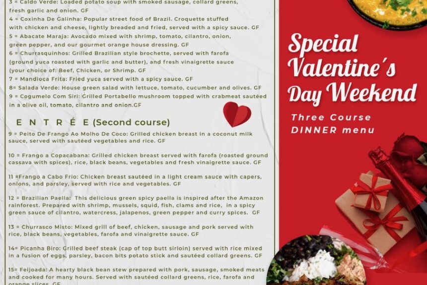 Celebrate Valentine’s Day at The Grill From Ipanema!